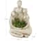 19" Cream Embracing Family Figures Sitting Planter